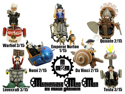 Dragatomi x Mikie Graham Mechanized Mad Men Custom Android Blind Box Series