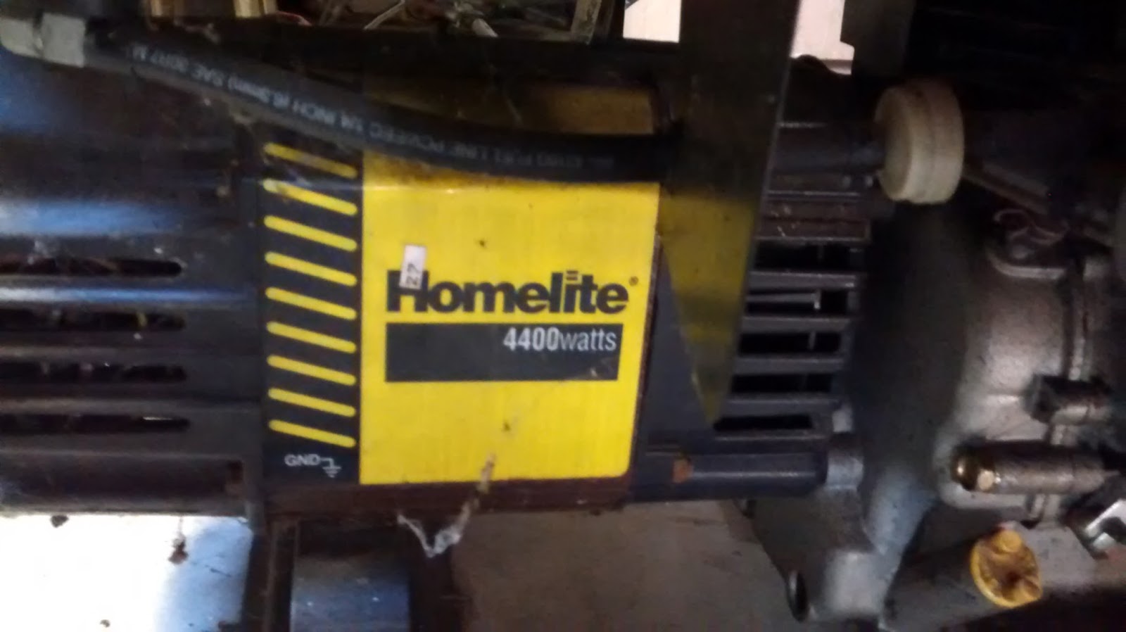 Homelite 4400 generator manual