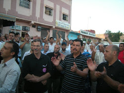 photo1 : Caravane de Solidarite Oujda-Bouarfa avec Kabbouri et Chneou