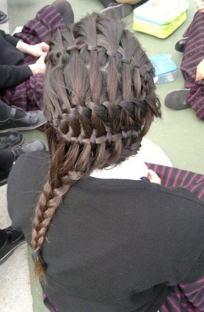 braid hairstyle haircolor