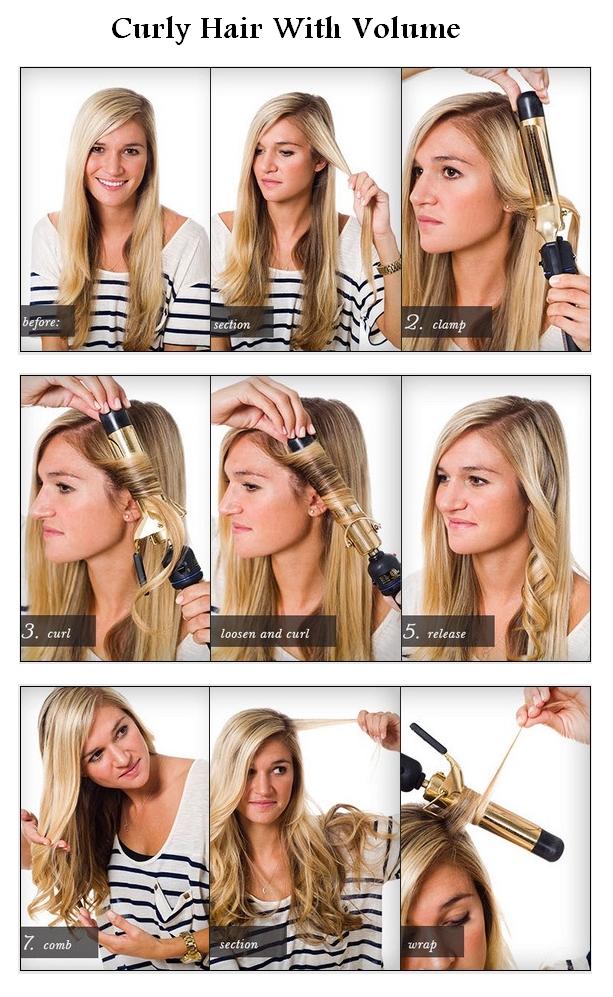 Curling Wand How To Curl Thin Hair With A Straightener Curly Hair