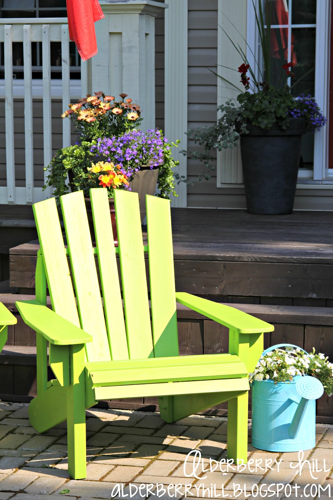 Alderberry Hill I'm Lovin' Lime Green Adirondack Chairs