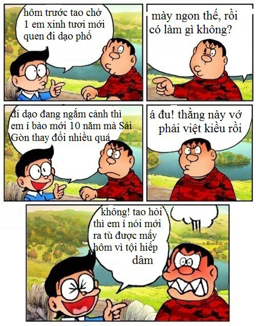 Đôrêmon chế - Muốn không nợ thì đừng có yêu