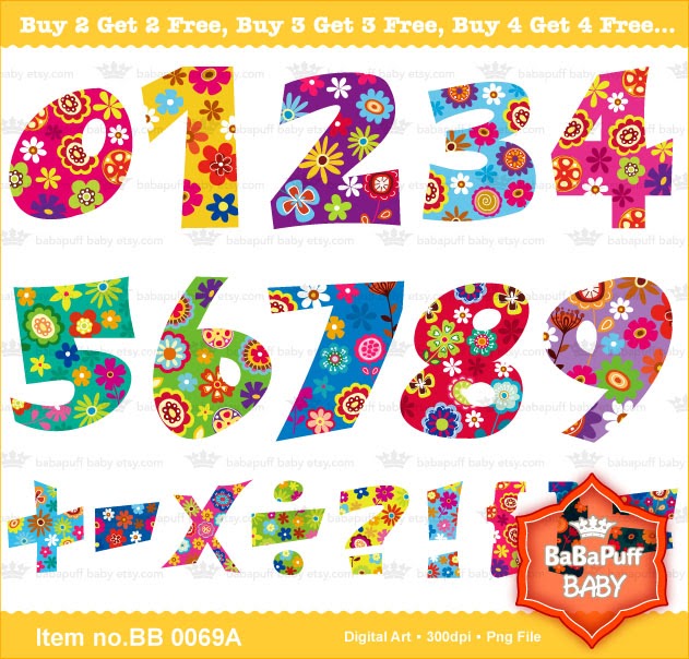 My Creative Design Artwork: Printable Numbers