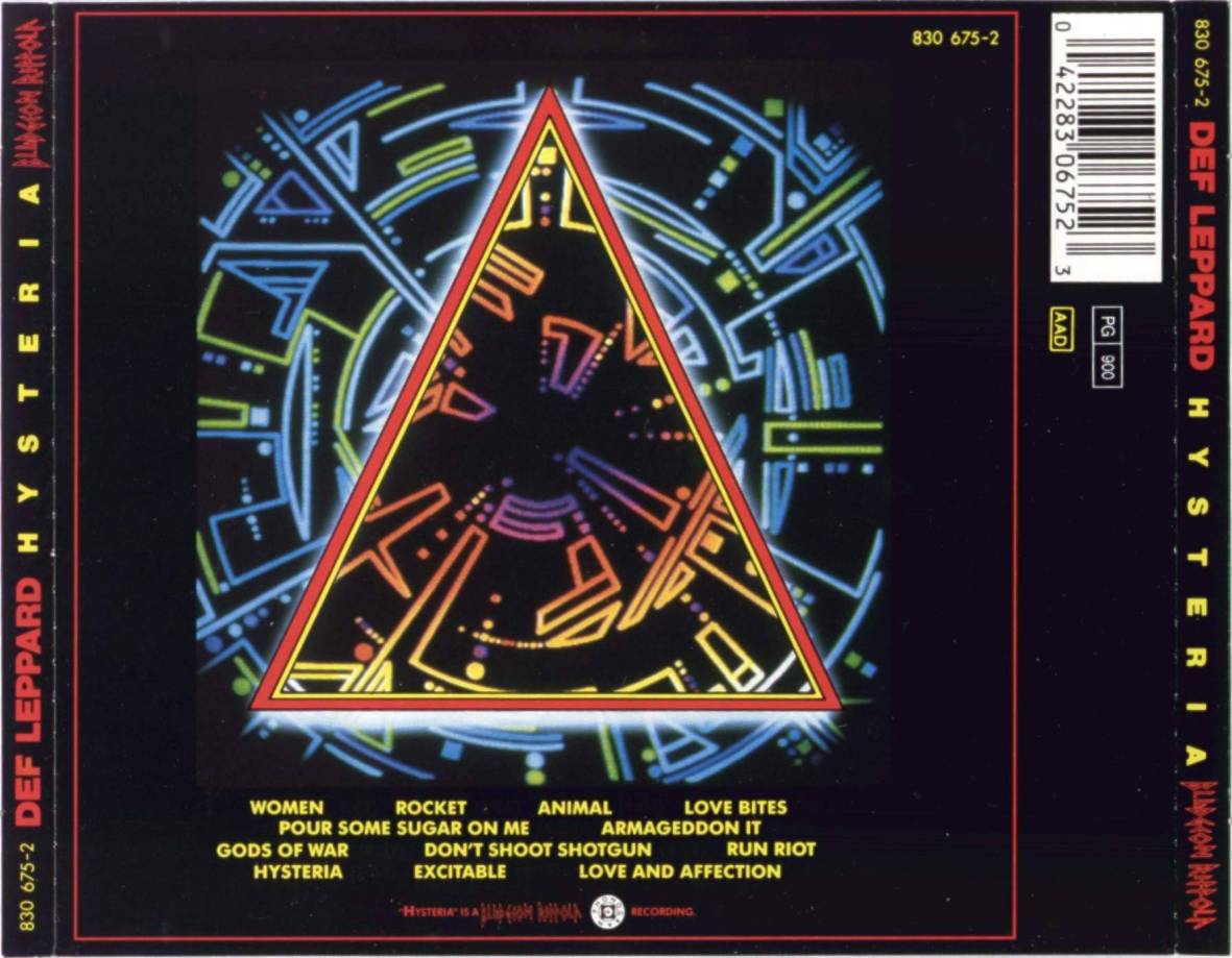 DEF LEPPARD Hysteria (1987) Cinemelodic