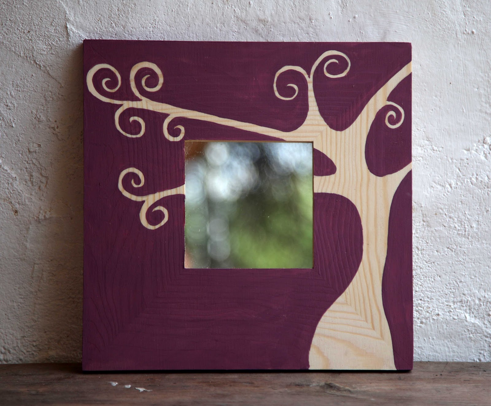 Regala artesanía Espejos pintados a mano