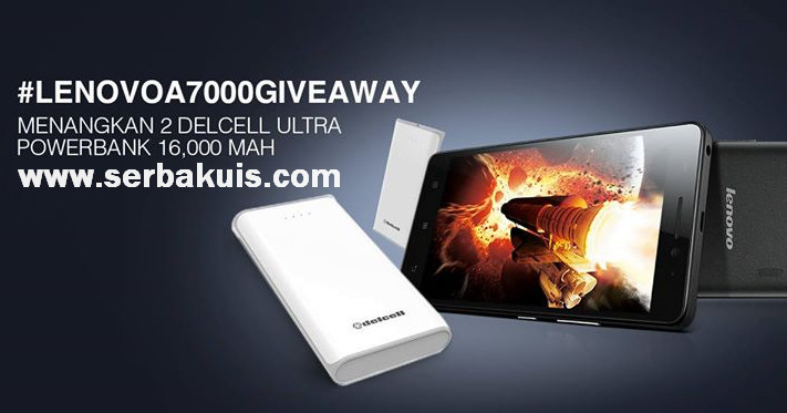 Lazada Giveaway Berhadiah 2 Powerbank Delcell Ultra 16,000 mAh Lazada Giveaway Berhadiah 2 Powerbank Delcell Ultra 16,000 mAh