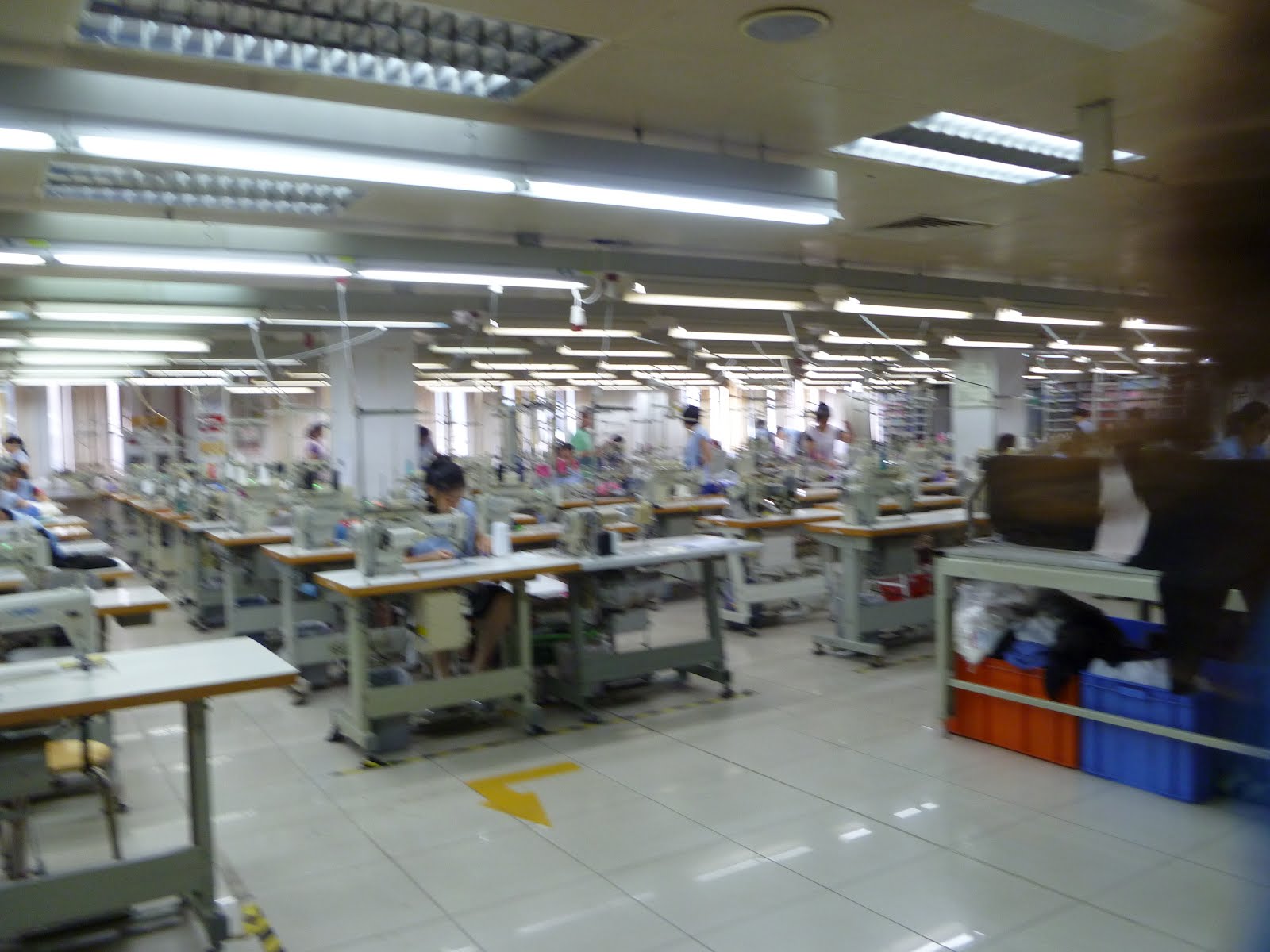 Swinging By Garment Factory in Guangzhou, China