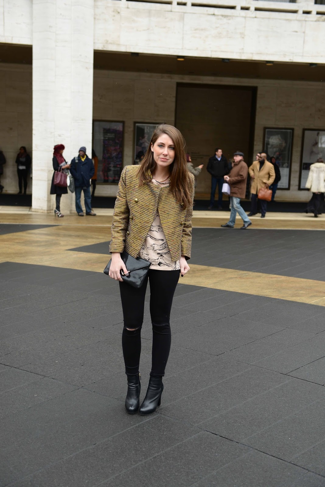 Gold Jacket BNB styling