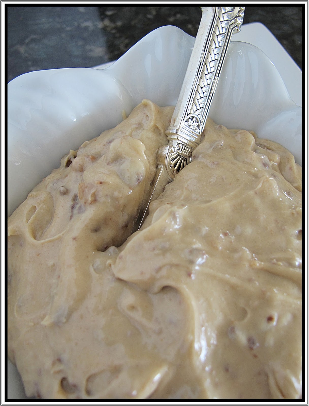 Caramel Toffee Dip Using Heath Toffee Bits Purple Chocolat Home