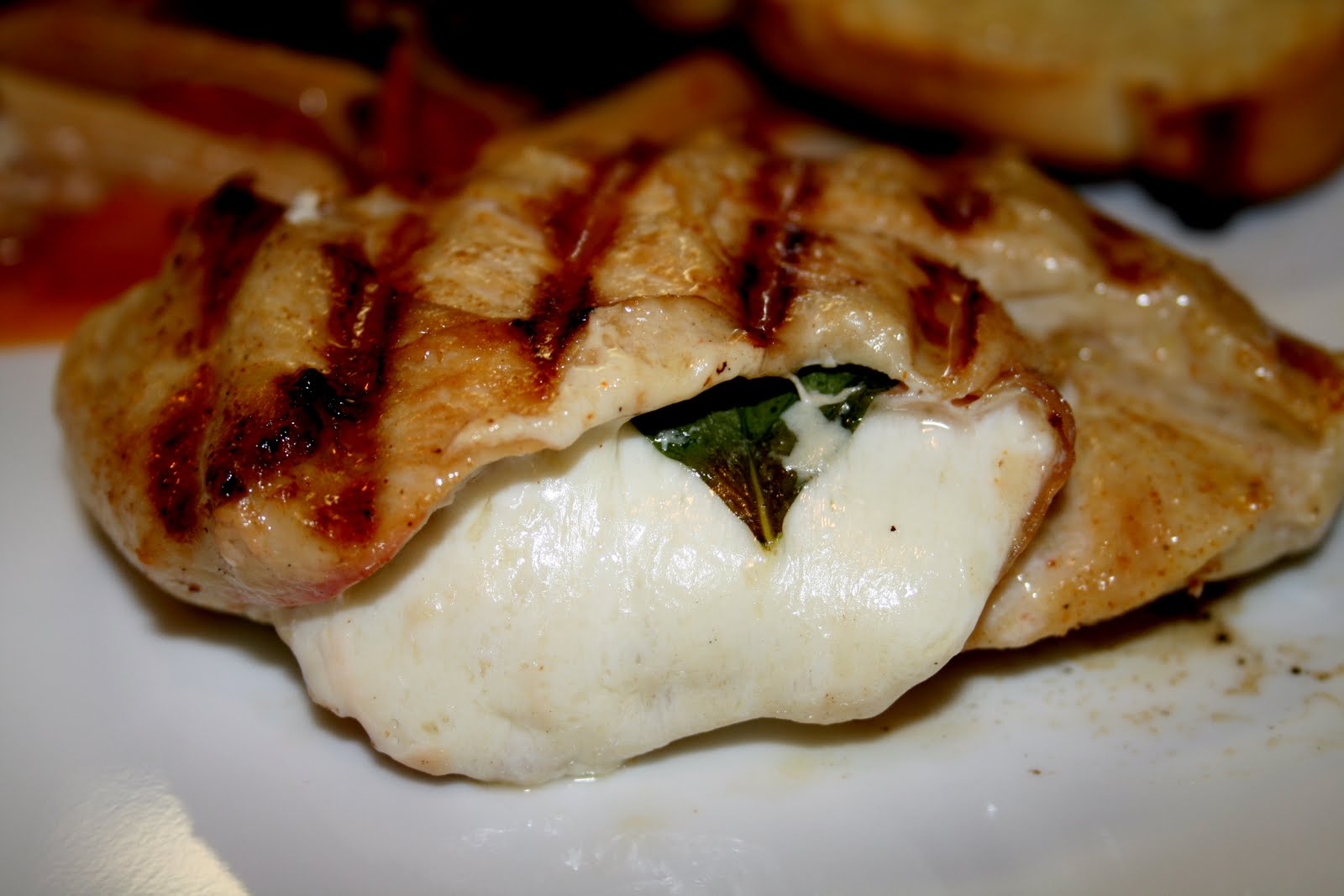 Granted by Tiffany Prosciutto and Mozzarella Stuffed Chicken Breast