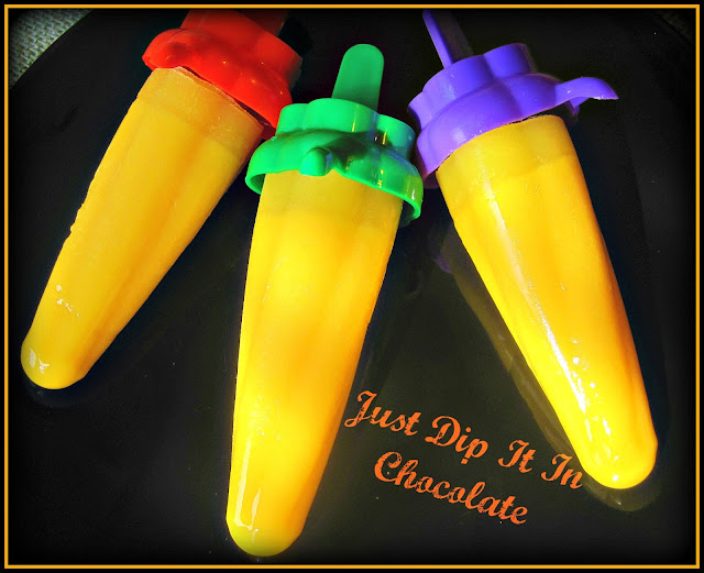Just Dip It In Chocolate Homemade Slow Melt Orange Cream Popsicle Recipe