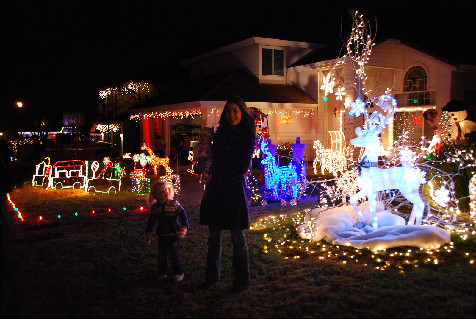 All Things Elise & Alina: Rocklin Christmas Lights at Pebble Creek and