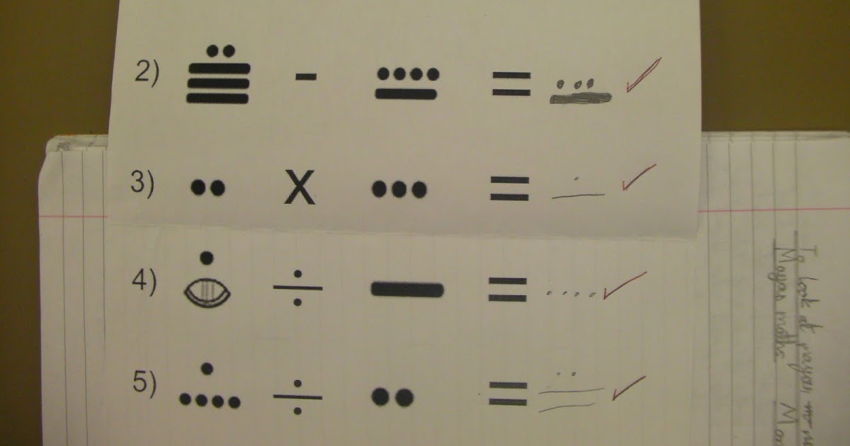 St Joe's Blog: Mayan maths