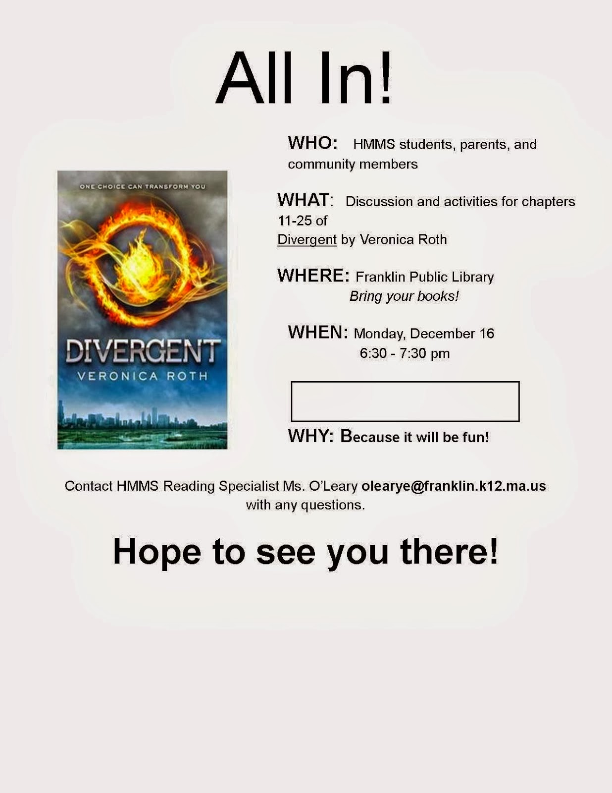 Franklin Matters Franklin Library All In Dec 16th