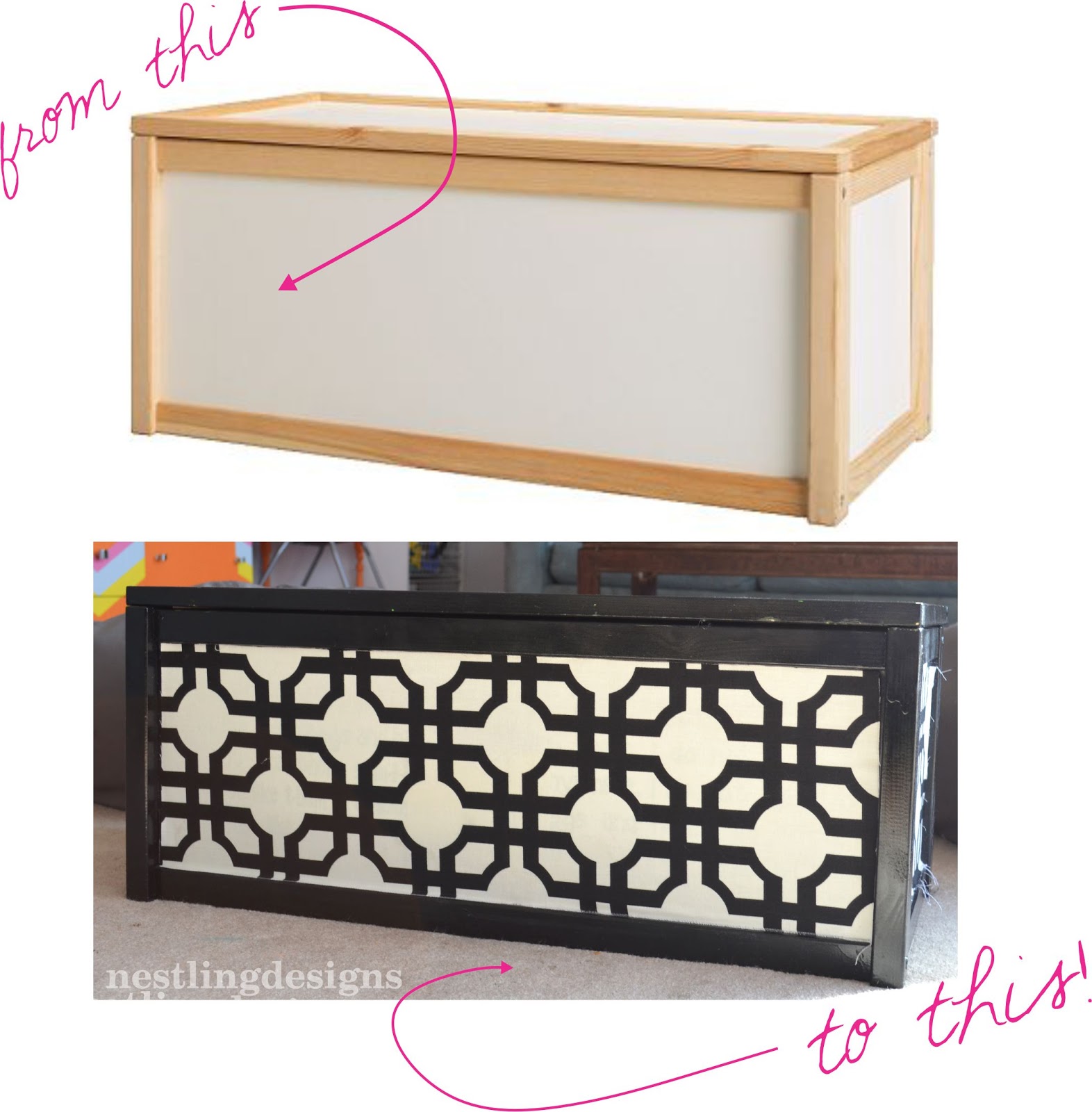 Nestling Ikea Storage Box DIY