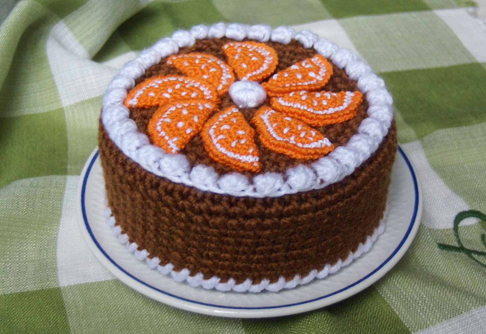 Банановый торт крючком