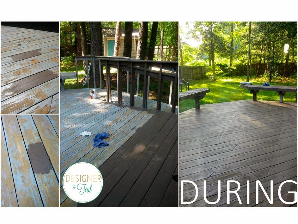 Designer in Teal Deck Refinishing Do's and Don'ts