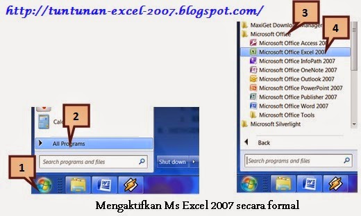 Tuntunan Menggunakan Microsoft Office Excel 2007 1 Pengenalan Layar Microsoft Excel 2007
