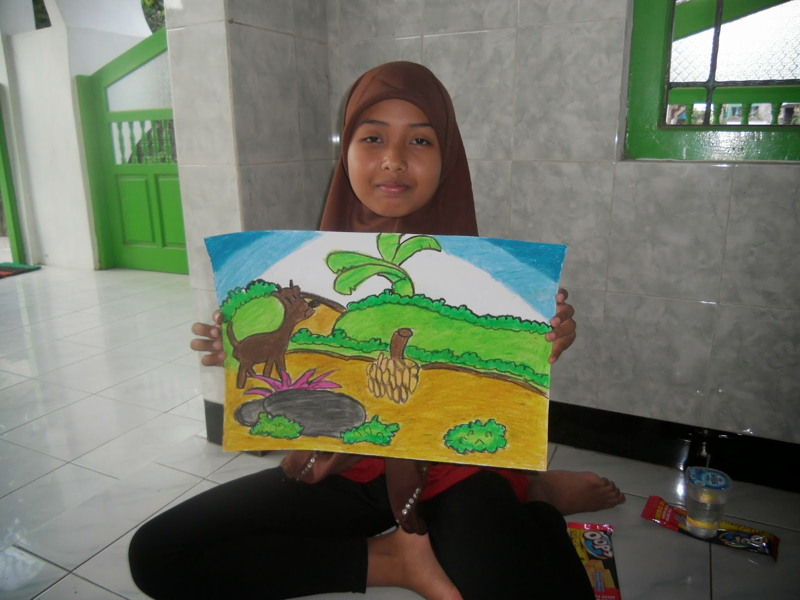 Contoh Gambar Pemandangan Di Buku Gambar – pulp