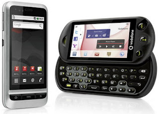 Vodafone 553 QWERTY side-slider phone and Vodafone 945 Android-powered smartphone unveiled