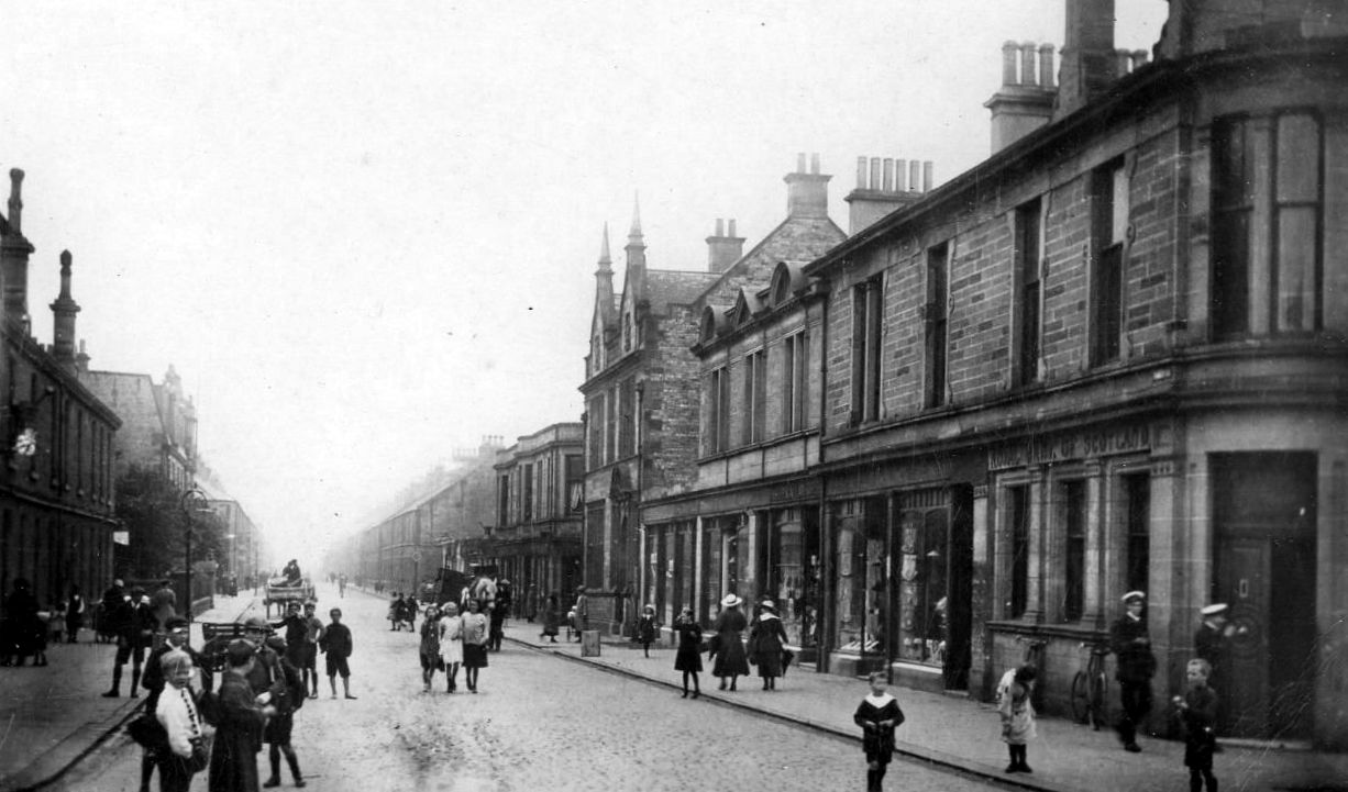 Tour Scotland Photographs Old Photograph Lumley Street Grangemouth