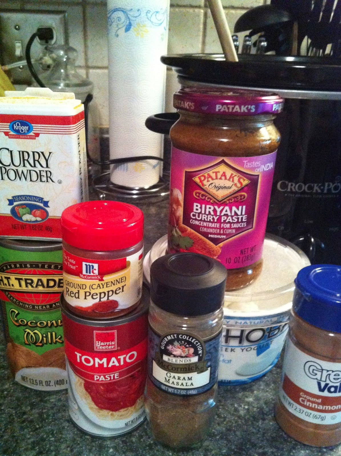 taylor made crockpot Indian butter chicken