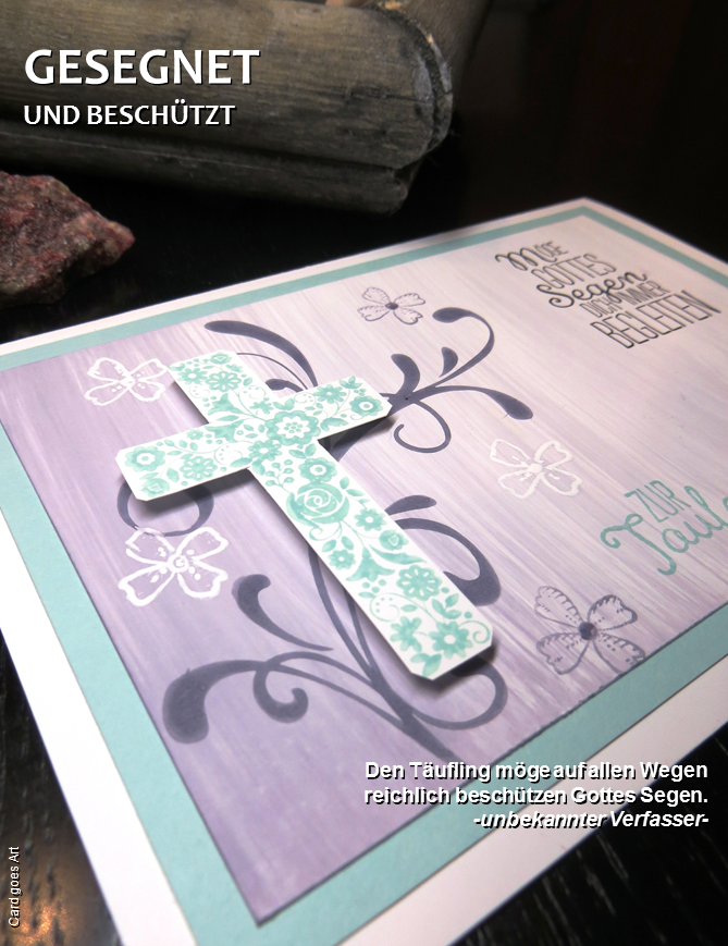 Card goes Art: Karte zur Taufe