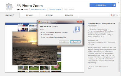 click add FB photo zoom to chrome