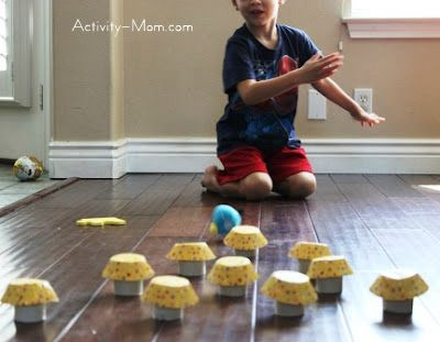 The Activity Mom - Toilet Paper Roll Craft - Bowling - The Activity Mom