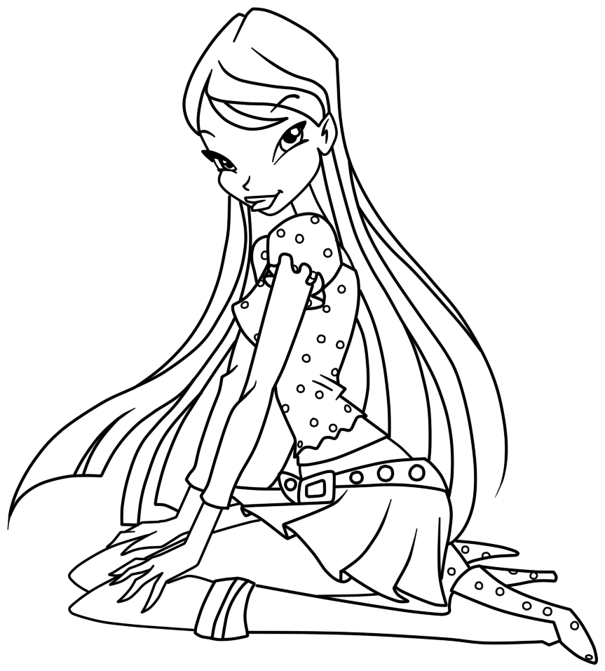 Coloriage Des Winx A Imprimer Gratuit