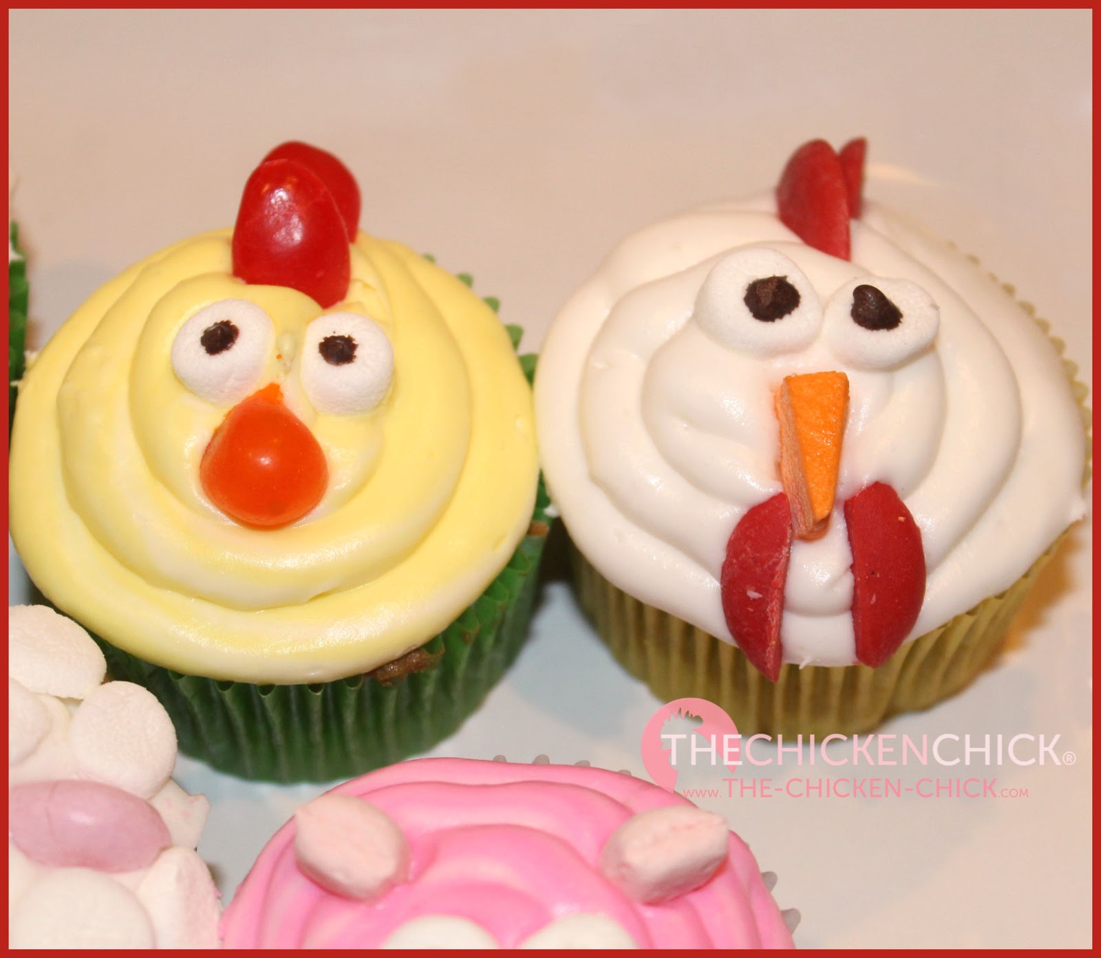 DIY Farm Animal Cupcakes The Chicken Chick®