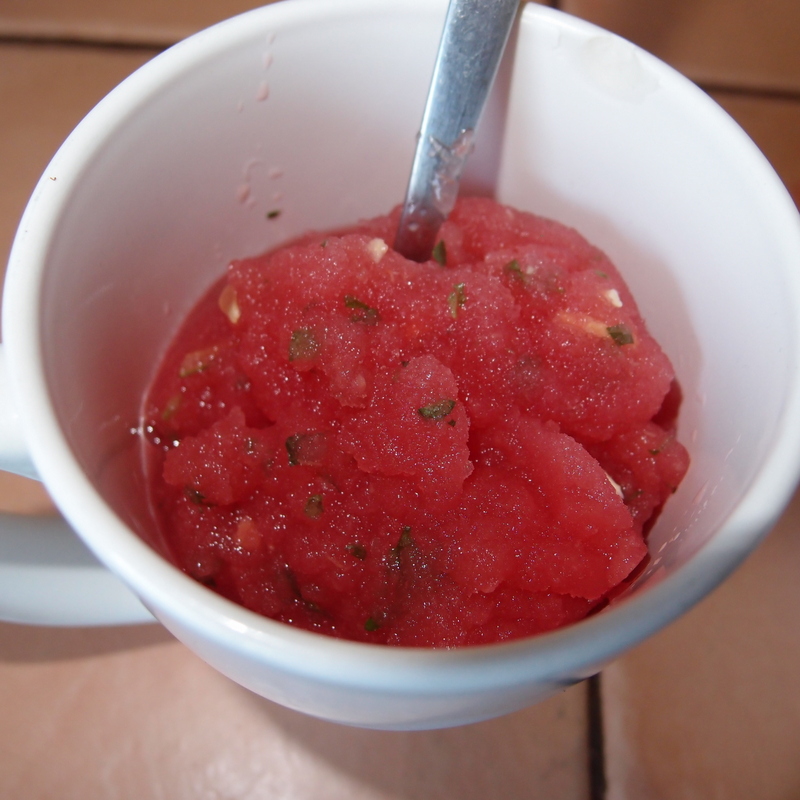 eight acres: real food watermelon granita recipe
