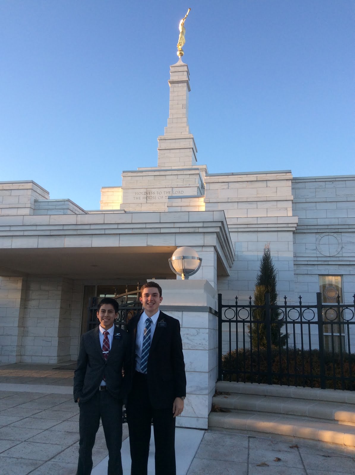 Elder Lorenzo and Elder Murphy