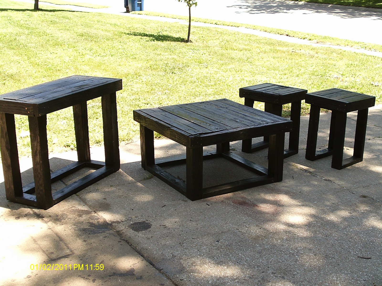 Handmade Rustic Log Furniture Coffee Table Sofa Rustic Coffee Table Sofa And 2 End Tables