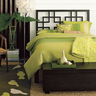 Dormitorios verde limón - Colores en Casa