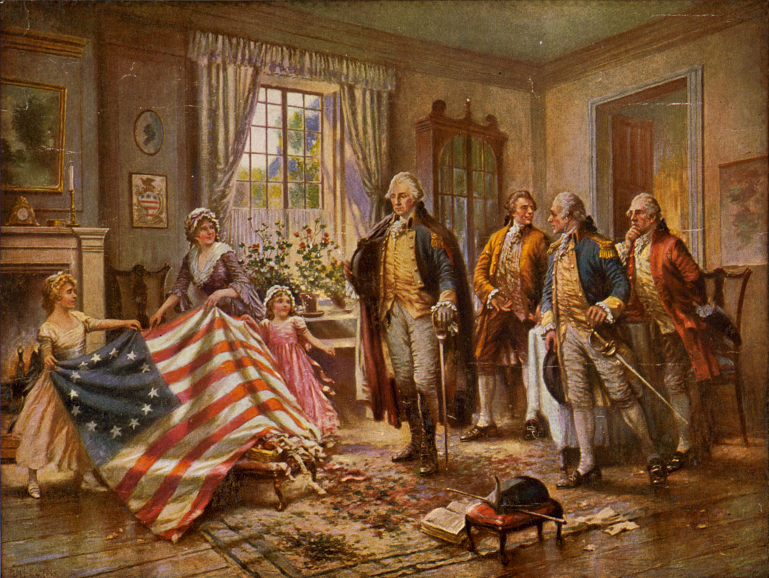 The Washington Jefferson Madison Institute Betsy Ross And The Stars Stripes