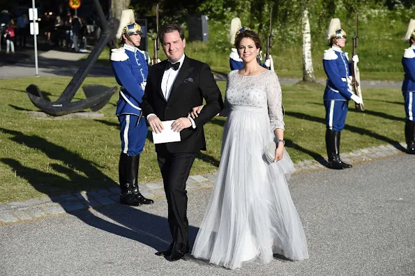 King Carl Gustaf of Sweden and Queen Silvia of Sweden, Prince Carl Philip of Sweden and Sofia Hellqvist, Crown Princess Victoria of Sweden, Prince Daniel of Sweden and Princess Mette-Marit of Norway, Sara Hellqvist and Lina Hellqvist, Marie Hellqvist and Erik Marie Hellqvist, Princess Brigitta of Sweden