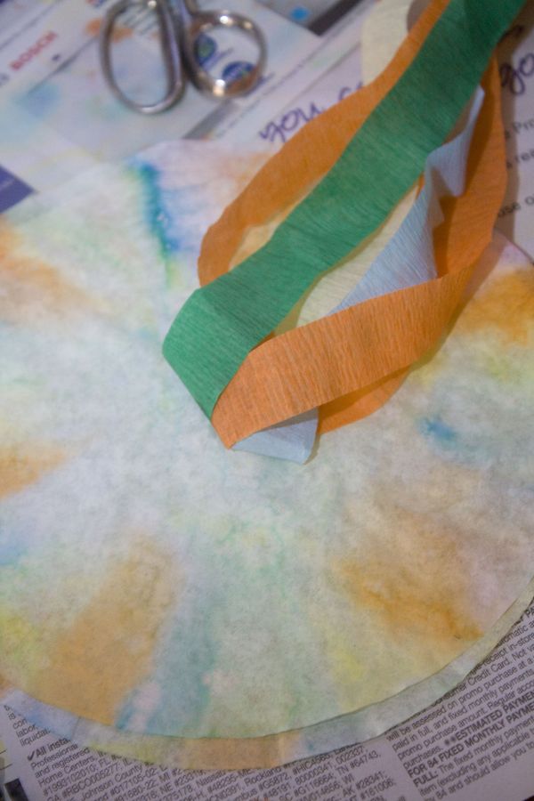 Make Your Own Simple Colorful Coffee Filter Jellyfish Craft Life with