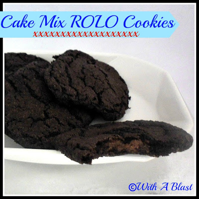 How To Make Rolo Cookies With Cake Mix