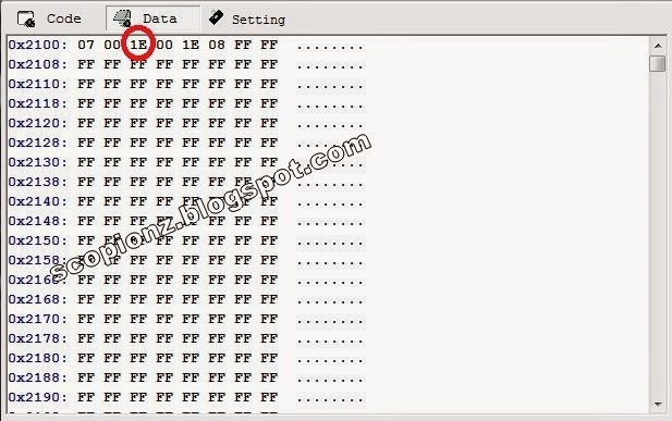Eeprom of 16F88