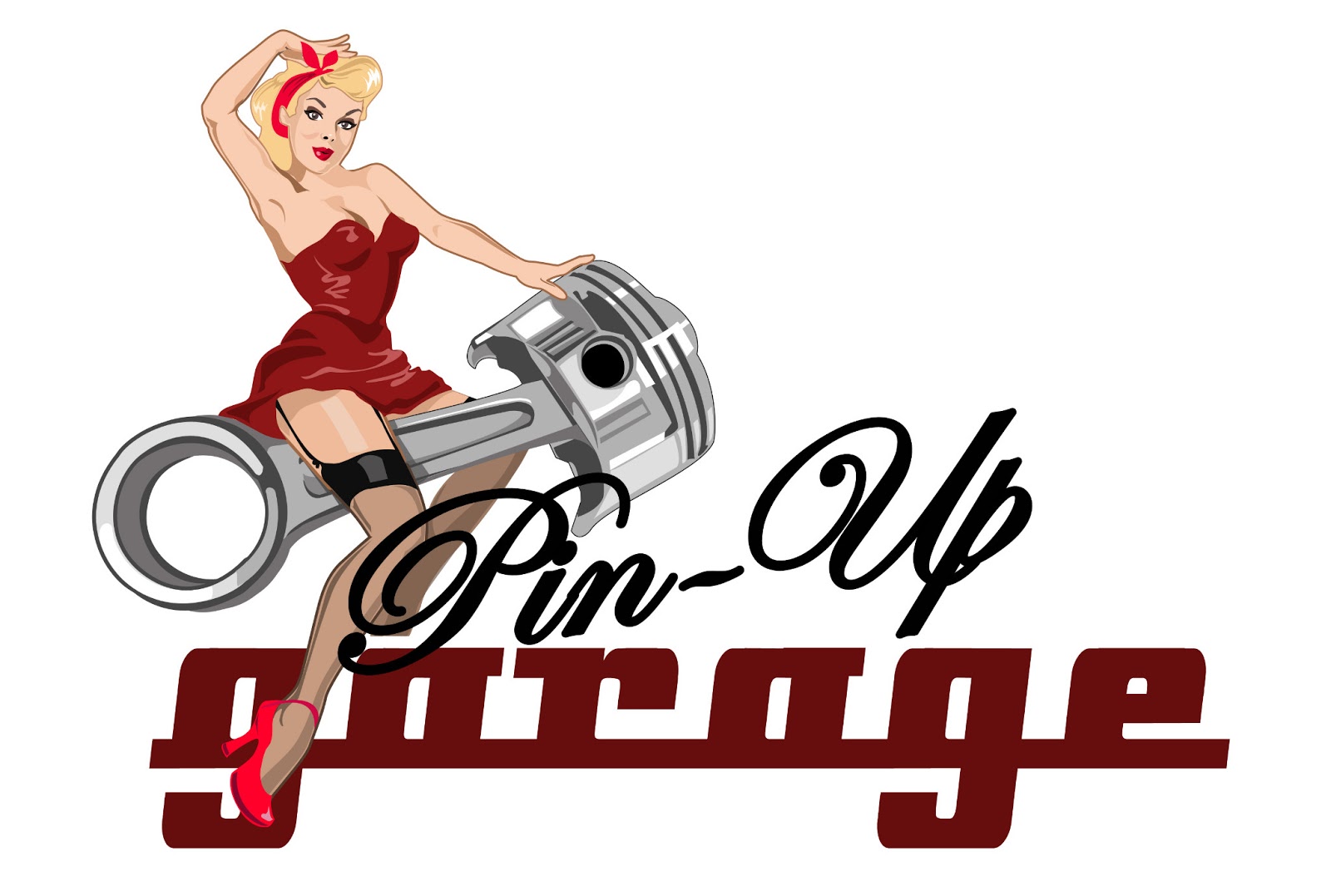 Pinup Motorcycle Garage* New Logo