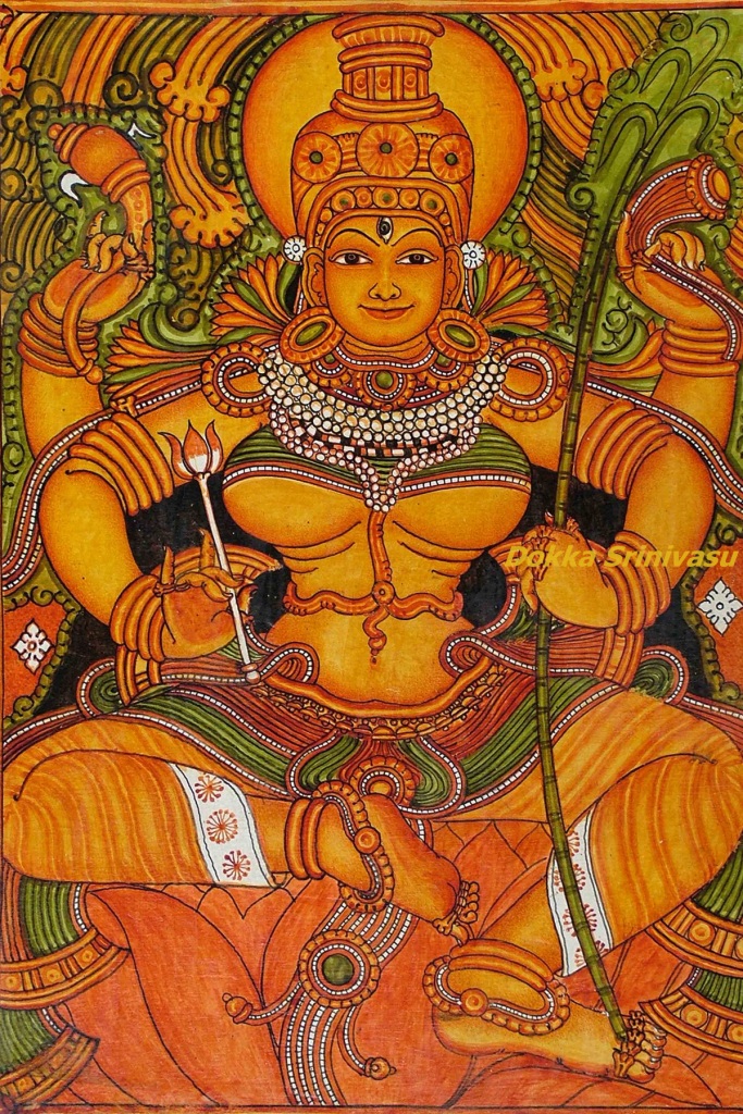 Heritage Of India Kerala Mural Paintings à° à°°à°³ à°® à°¯ à°°à°² à°ª à°¯ à° à° à°¸ A portrait of a goddess done in mural painting. heritage of india blogger