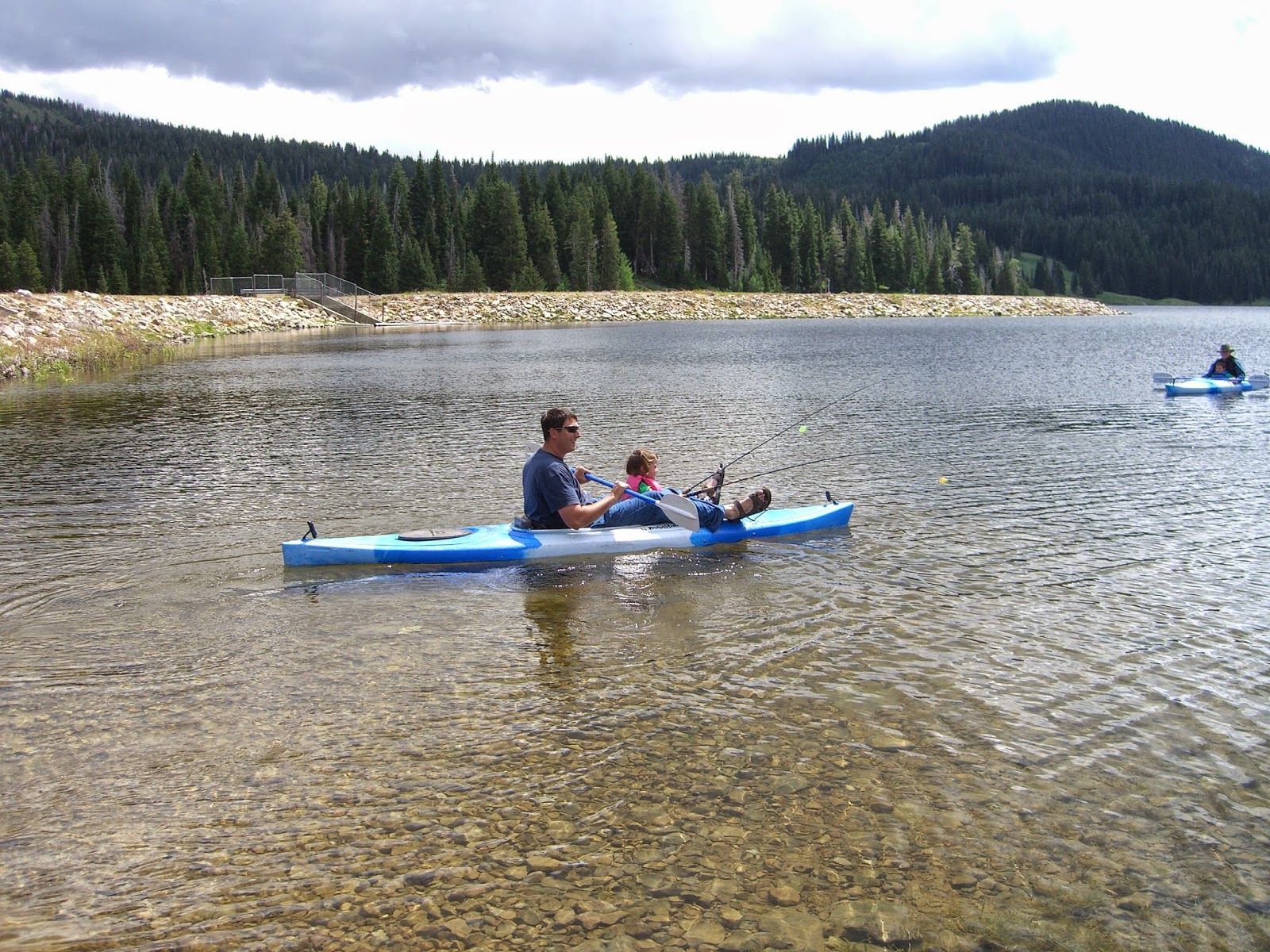 Utah Fisherman Whitney Reservoir