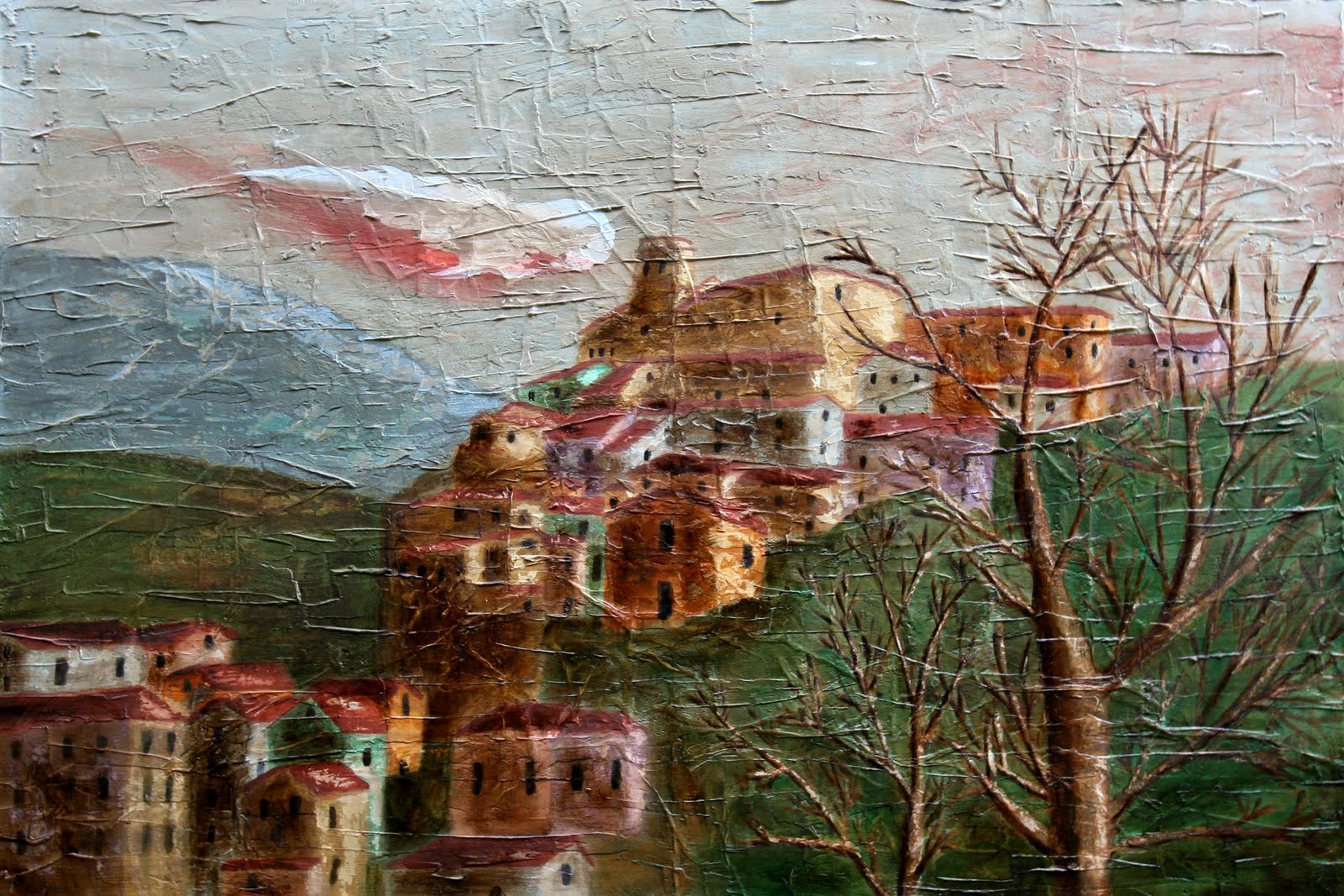 In arte multiversi: ottobre 2011 Pitturazione di sala da pranzo con riquadro particolari