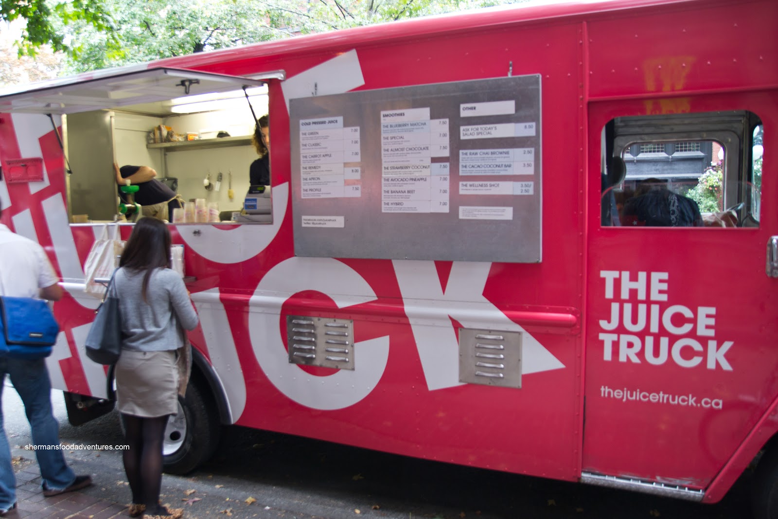 Sherman's Food Adventures The Juice Truck