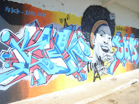 Graffiti de mister bod na cidade de Campos, RJ