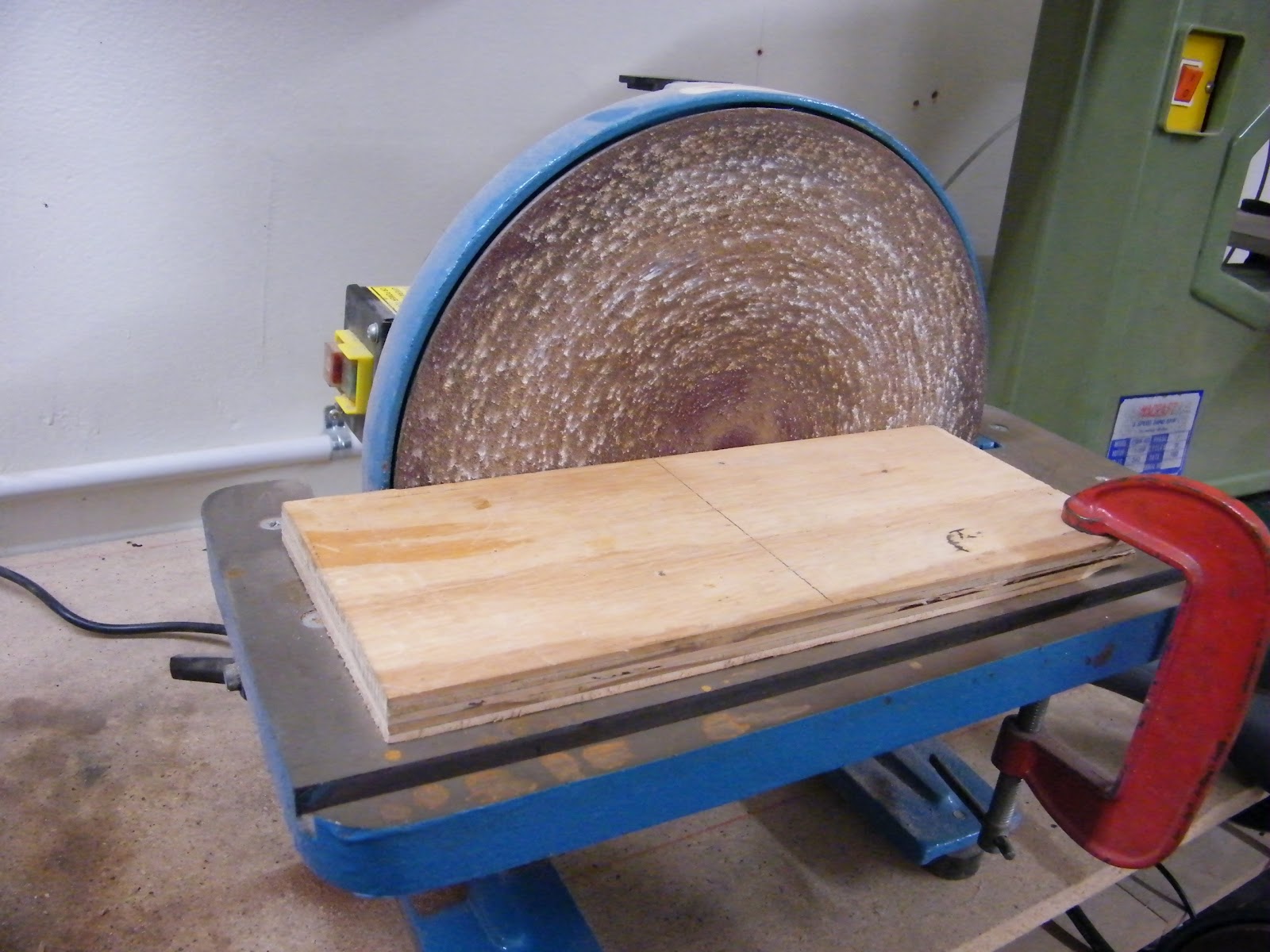 Labeled Disk Sander