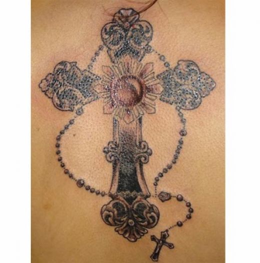 cross tattoos for women on side. celtic crosses tattoos. iron