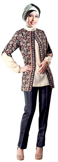 Trend model baju batik muslim untuk remaja modern masa kini